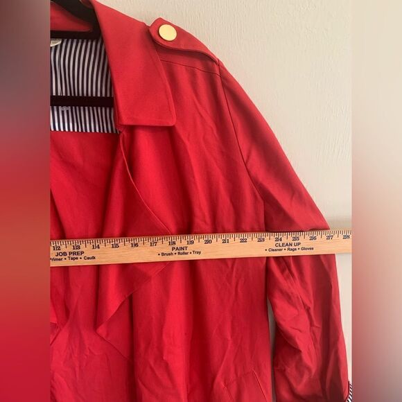 Soft Surroundings Chelsea Blazer Red Size L - Picture 8 of 9